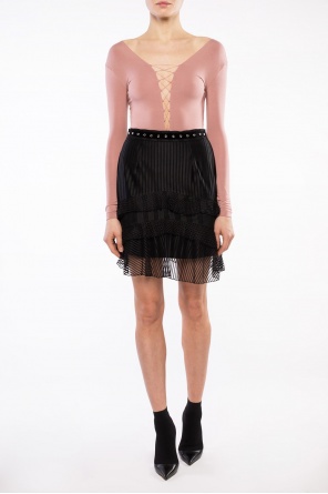 Lace-up collar body, zdjęcie 2 Lace-up collar body od T by Alexander Wang